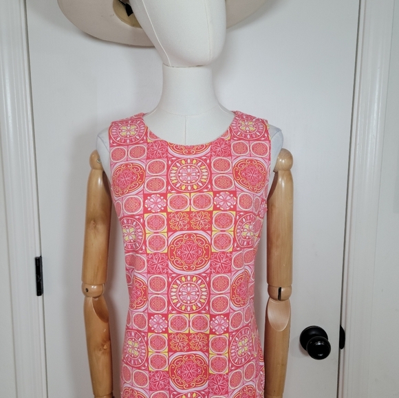 J. McLaughlin Sophia Sleeveless Dress Boho Vjic Print Size XS - Picture 3 of 11